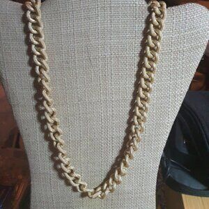 Vintage 90s gold tone Chunky Sparkly chain